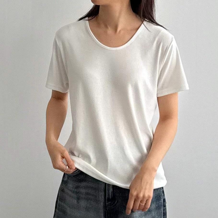 ABLE CO韓國直郵㊣女裝新款休閑人氣真品熱賣職業推薦25春夏T恤ABLE COT恤圖色1
