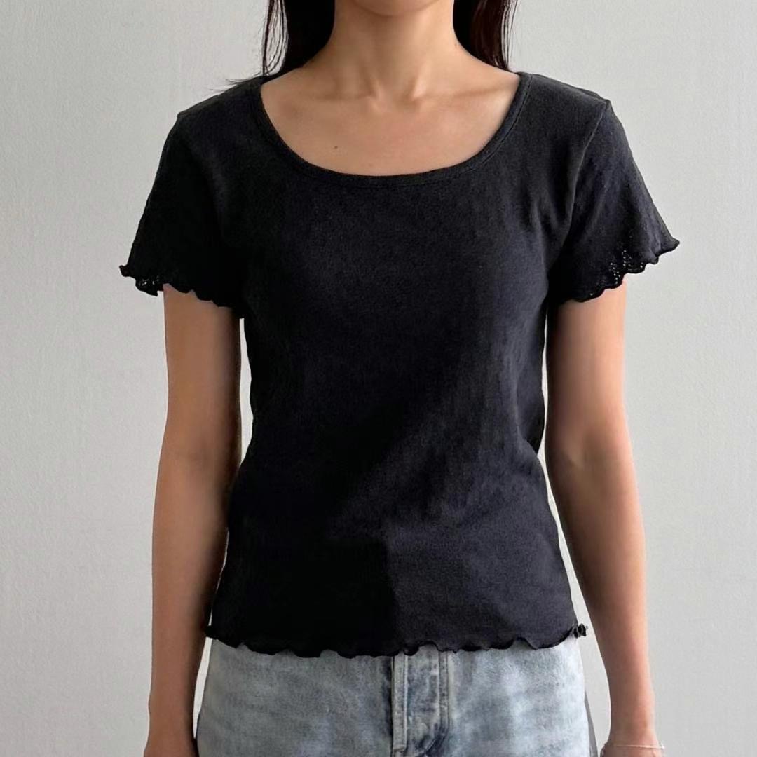 ABLE CO韓國直郵㊣女士新款25春夏職業熱賣真品時尚推薦T恤ABLE COT恤圖色6