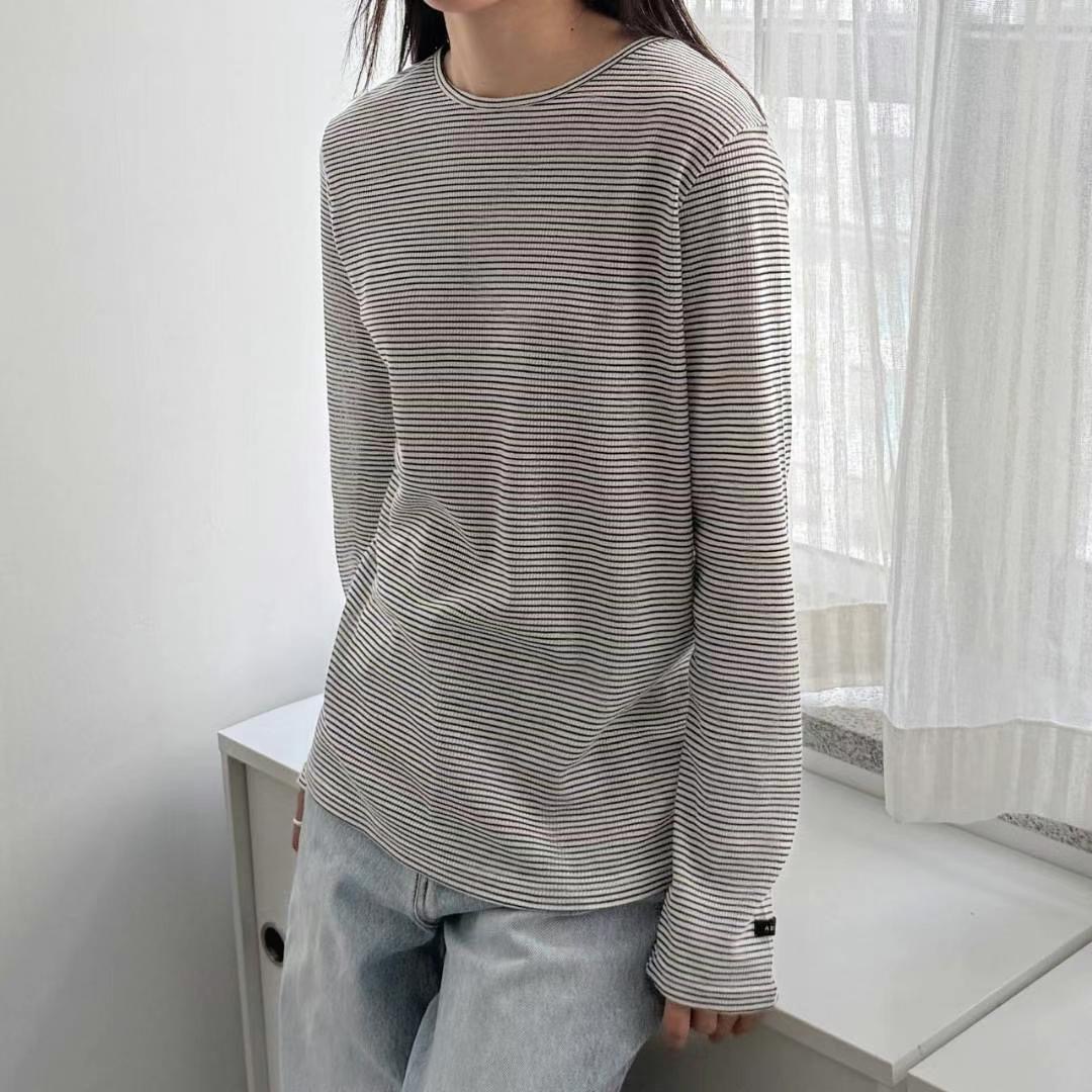 ABLE CO東大門㊣代購女裝新款推薦人氣熱賣真品25春夏長袖T恤ABLE CO長袖T恤圖色4