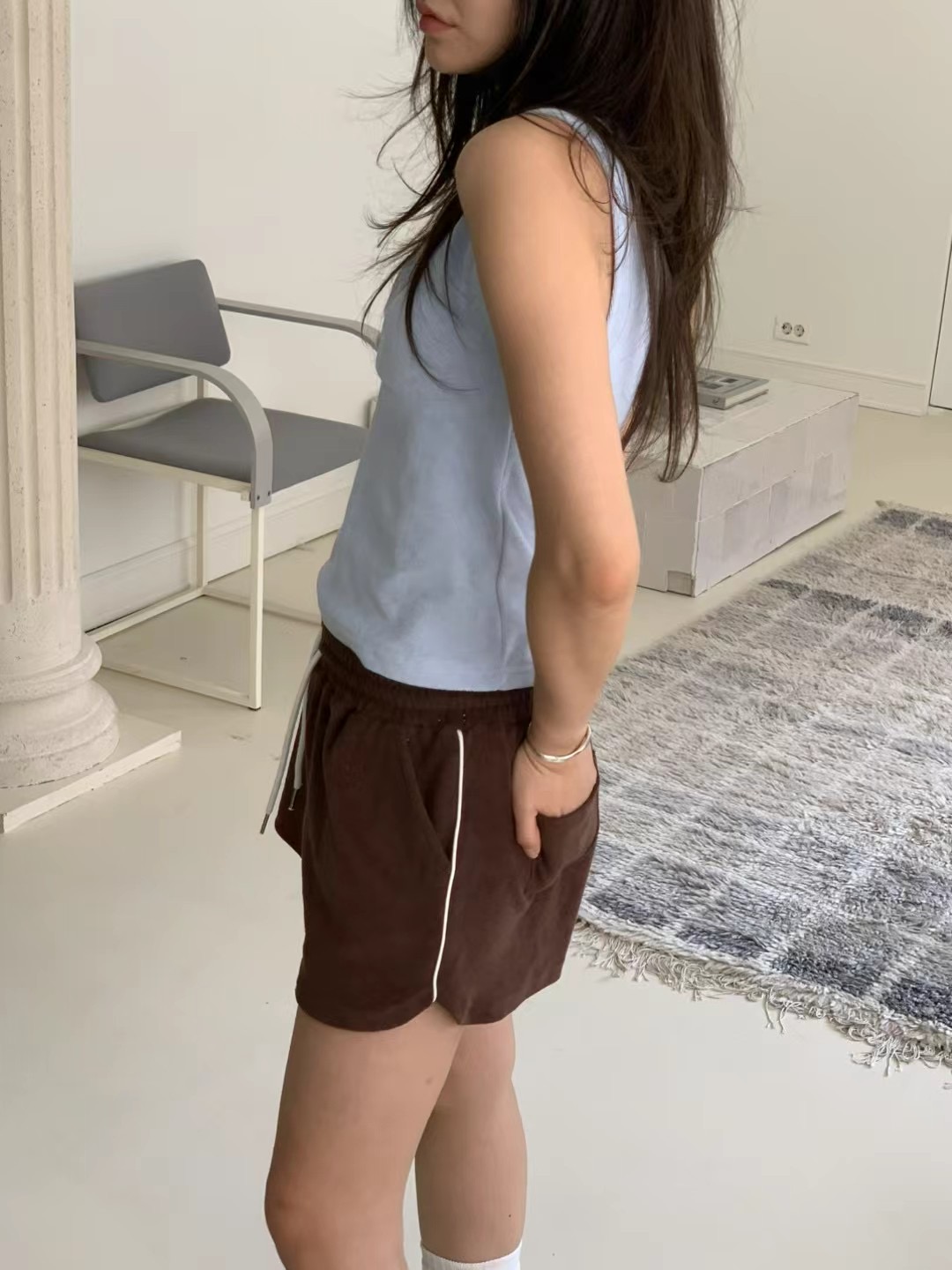 ONDA東大門㊣實拍女裝新品熱賣時尚推薦休閑真品人氣吊帶背心ONDA吊帶/背心
