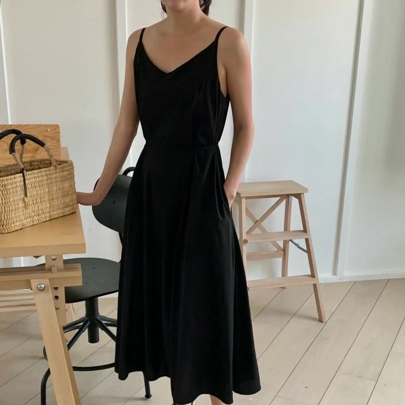 ON-NI-언니-T東大門㊣代購女裝新品25春夏推薦時尚連衣裙ON-NI連衣裙圖色1