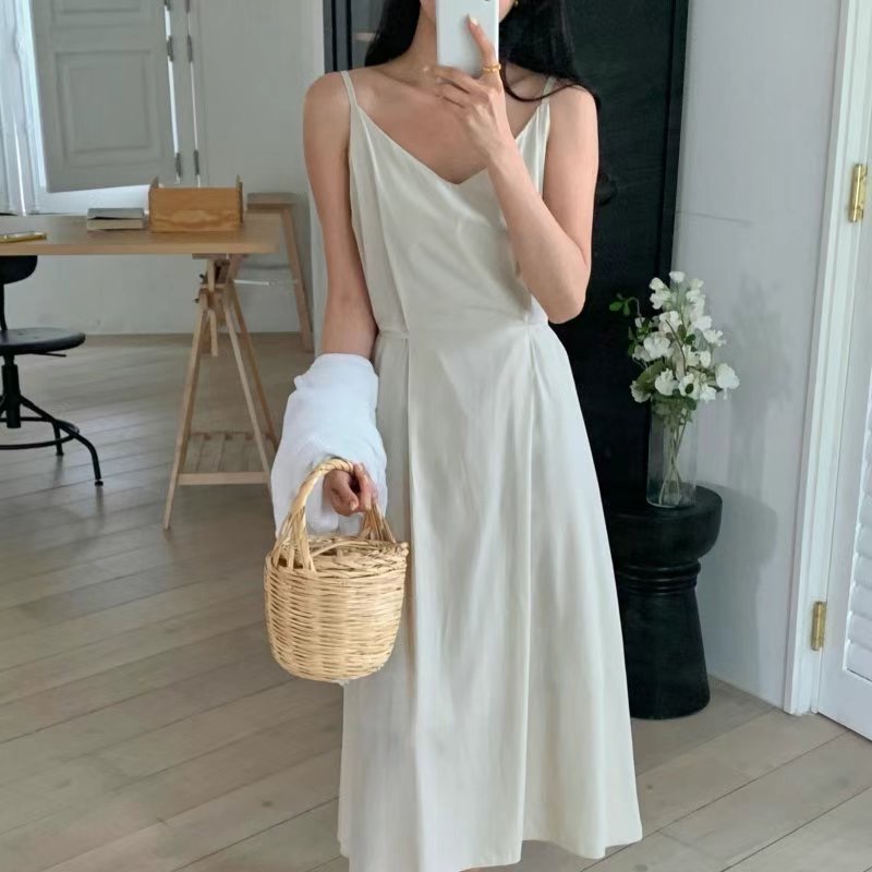 ON-NI-언니-T東大門㊣代購女裝新品25春夏推薦時尚連衣裙ON-NI連衣裙圖色2