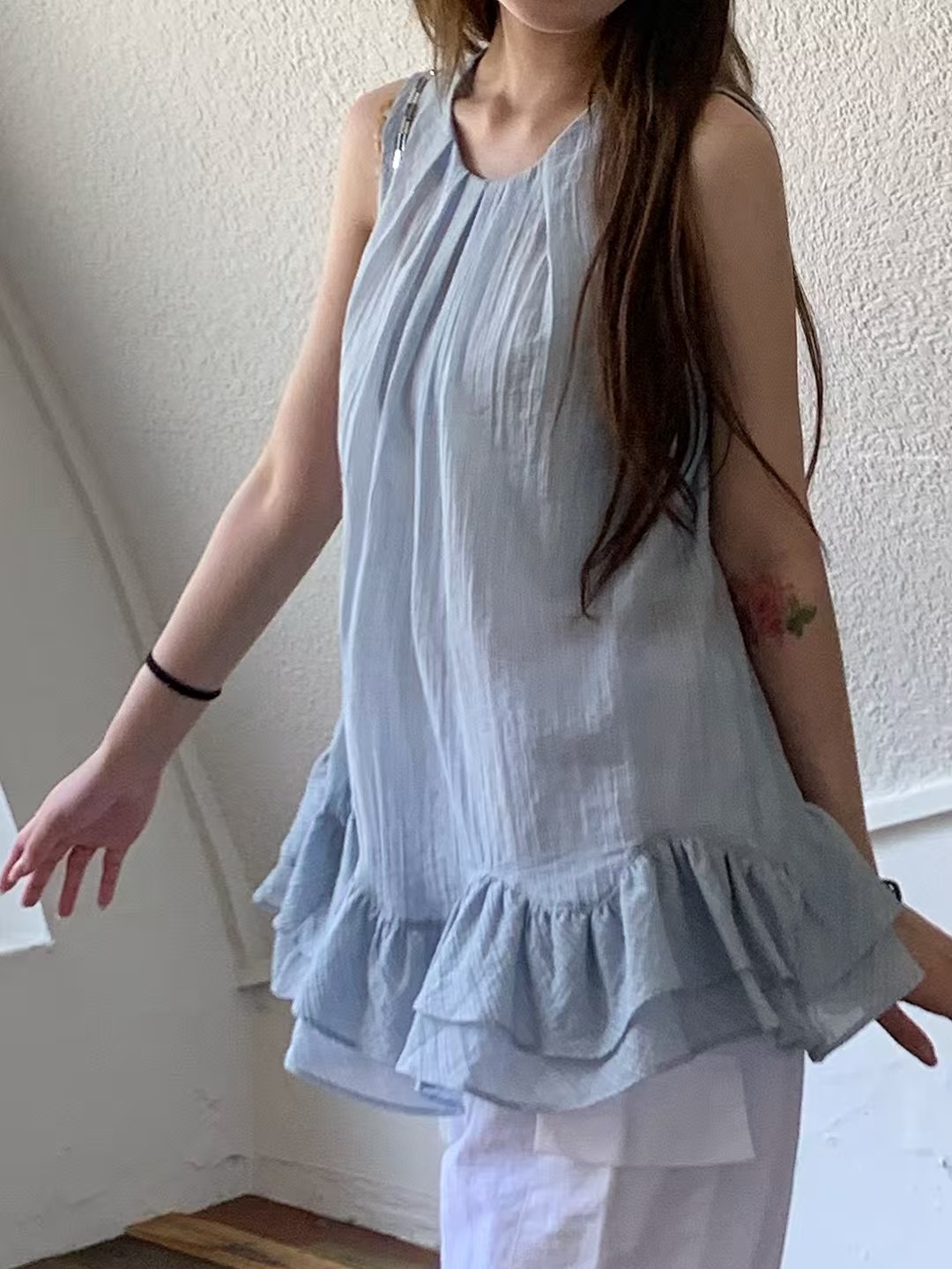 SECOND OTHER韓國直郵㊣女裝新品時尚休閑25春夏人氣吊帶背心SECOND OTHER吊帶/背心