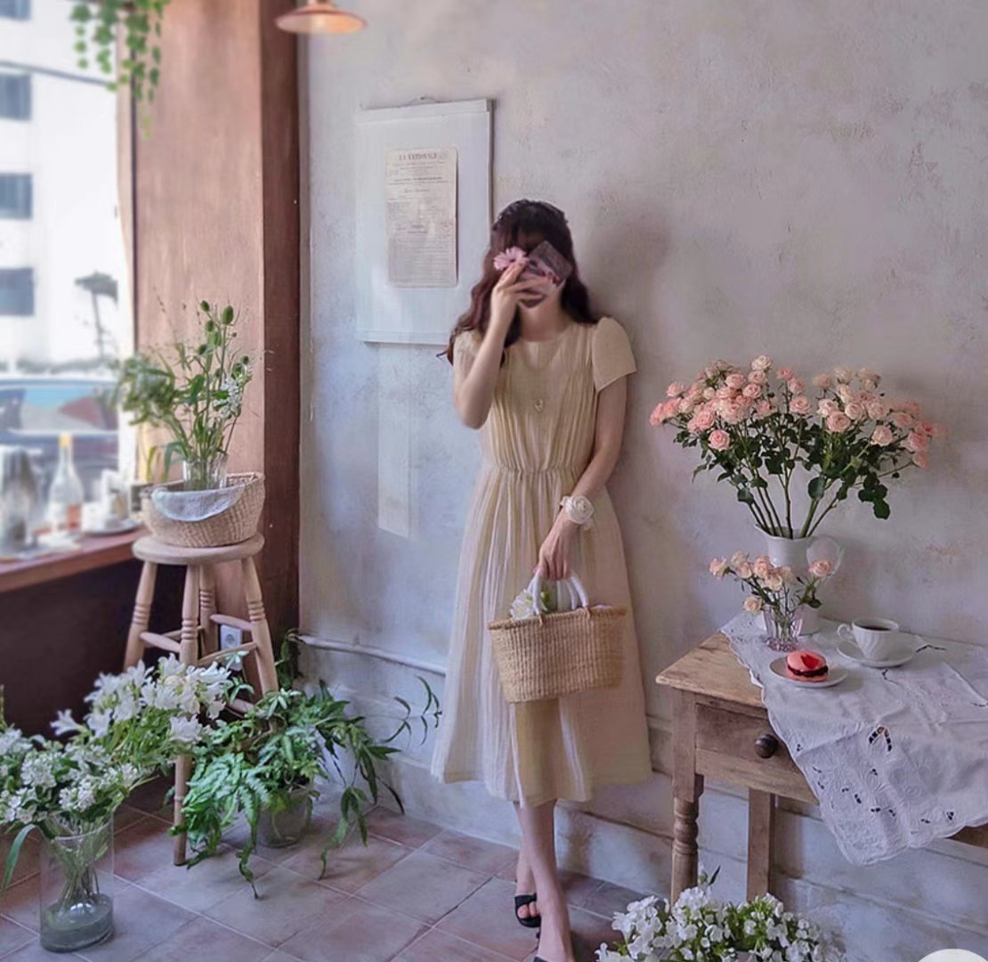 ON-NI-언니-T韓國直郵㊣女士新品休閑推薦25春夏職業連衣裙ON-NI連衣裙