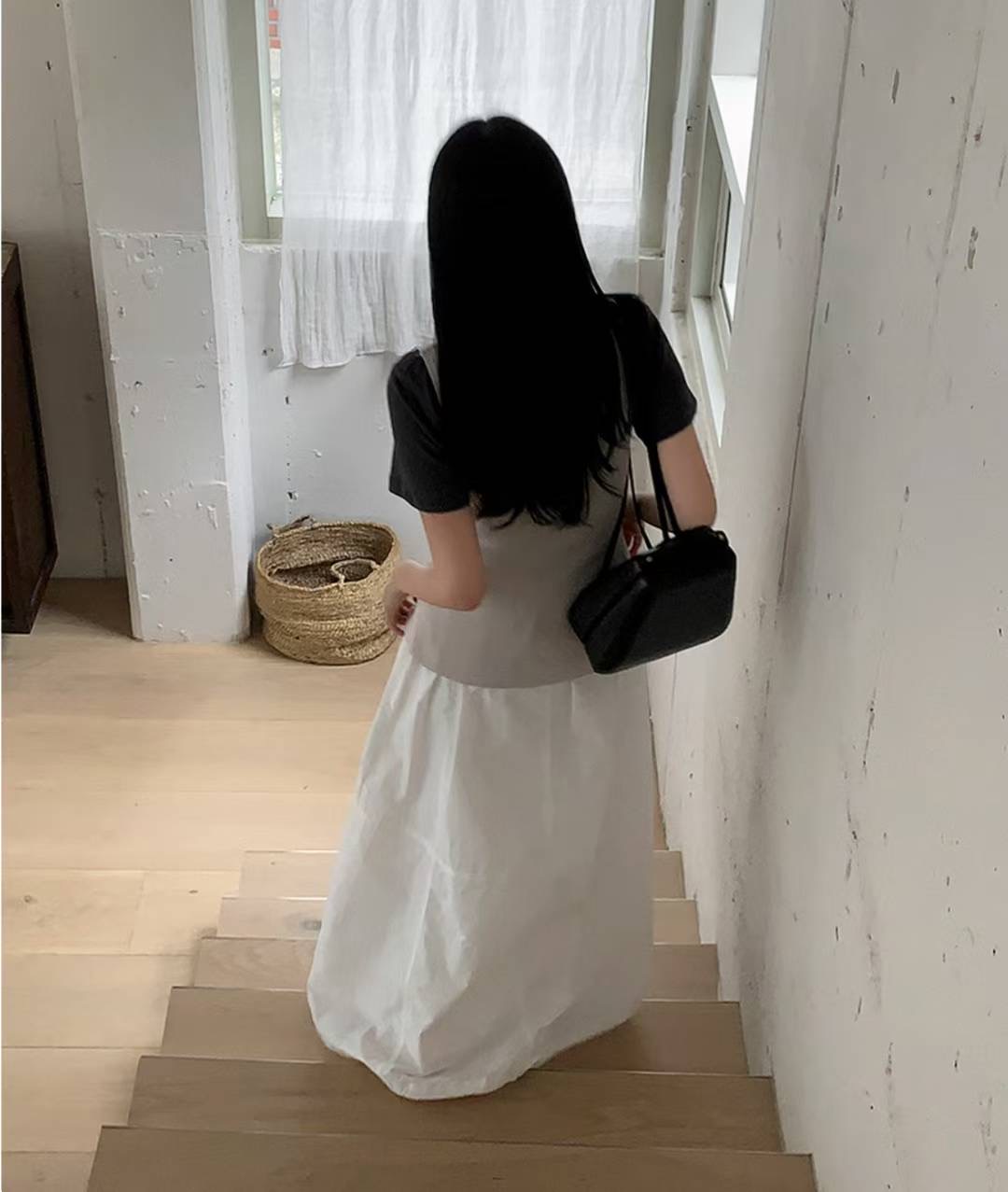 ALL OF US東大門㊣代購女士新款時尚推薦25春夏馬甲不含內搭ALL OF US馬甲