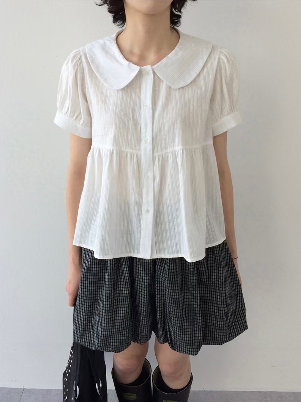 SECOND OTHER韓國代購㊣女裝新款真品推薦時尚休閑襯衫蕾絲衫SECOND OTHER襯衫/蕾絲衫