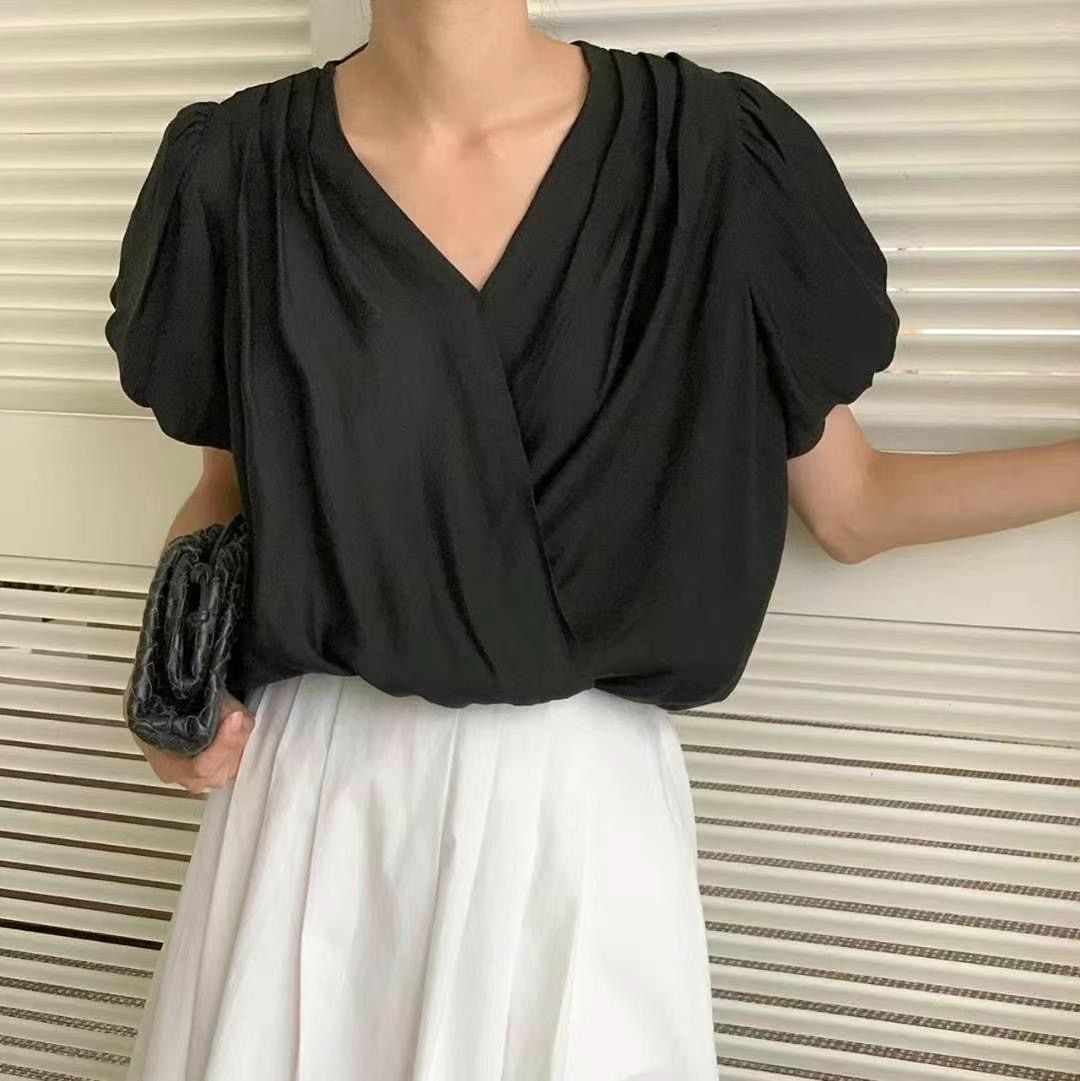 ON-NI-언니-T東大門㊣代購女裝新款真品休閑職業襯衫蕾絲衫ON-NI襯衫/蕾絲衫圖色2