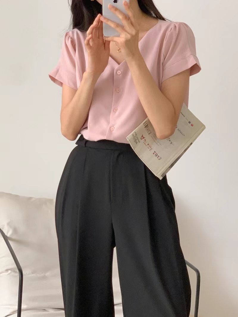 ON-NI-언니-T東大門㊣直郵女裝新款推薦人氣真品襯衫蕾絲衫ON-NI襯衫/蕾絲衫
