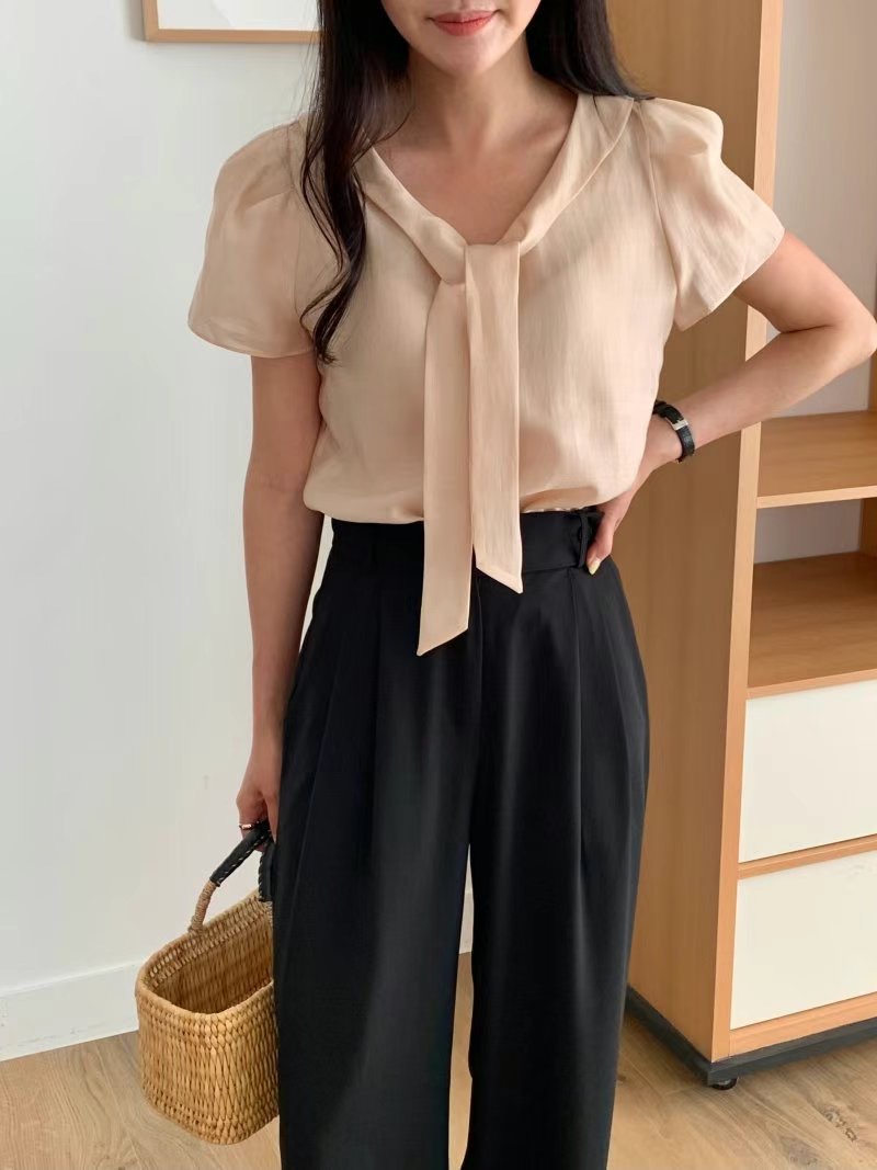 ON-NI-언니-T東大門㊣代購女士新款休閑時尚推薦襯衫蕾絲衫ON-NI襯衫/蕾絲衫