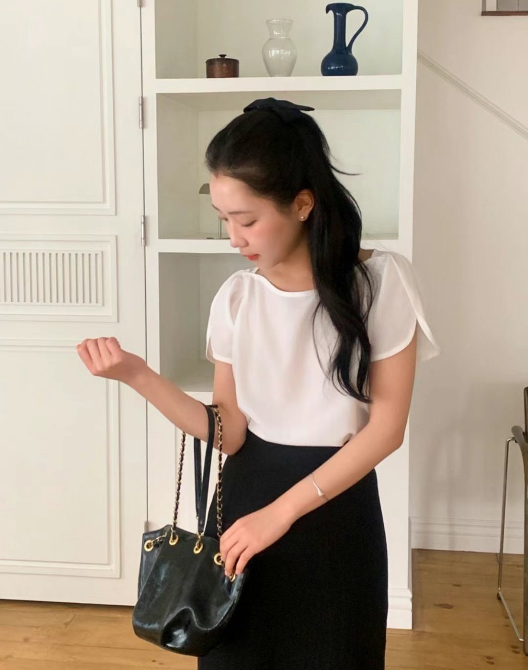 ON-NI-언니-T東大門㊣代購女士新品職業推薦休閑襯衫蕾絲衫ON-NI襯衫/蕾絲衫