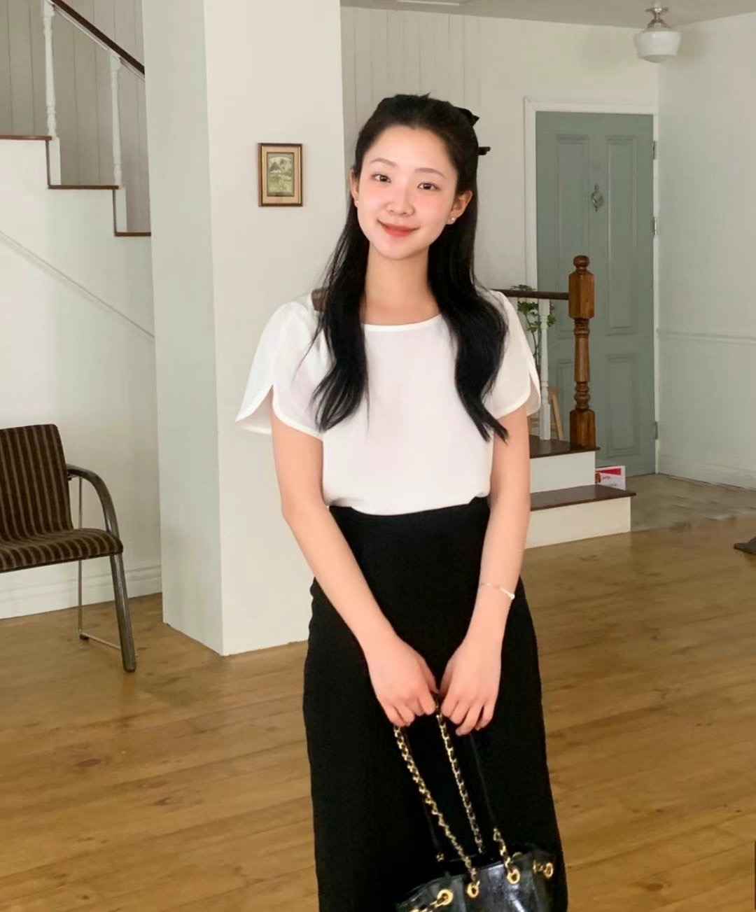 ON-NI-언니-T東大門㊣代購女士新品職業推薦休閑襯衫蕾絲衫ON-NI襯衫/蕾絲衫