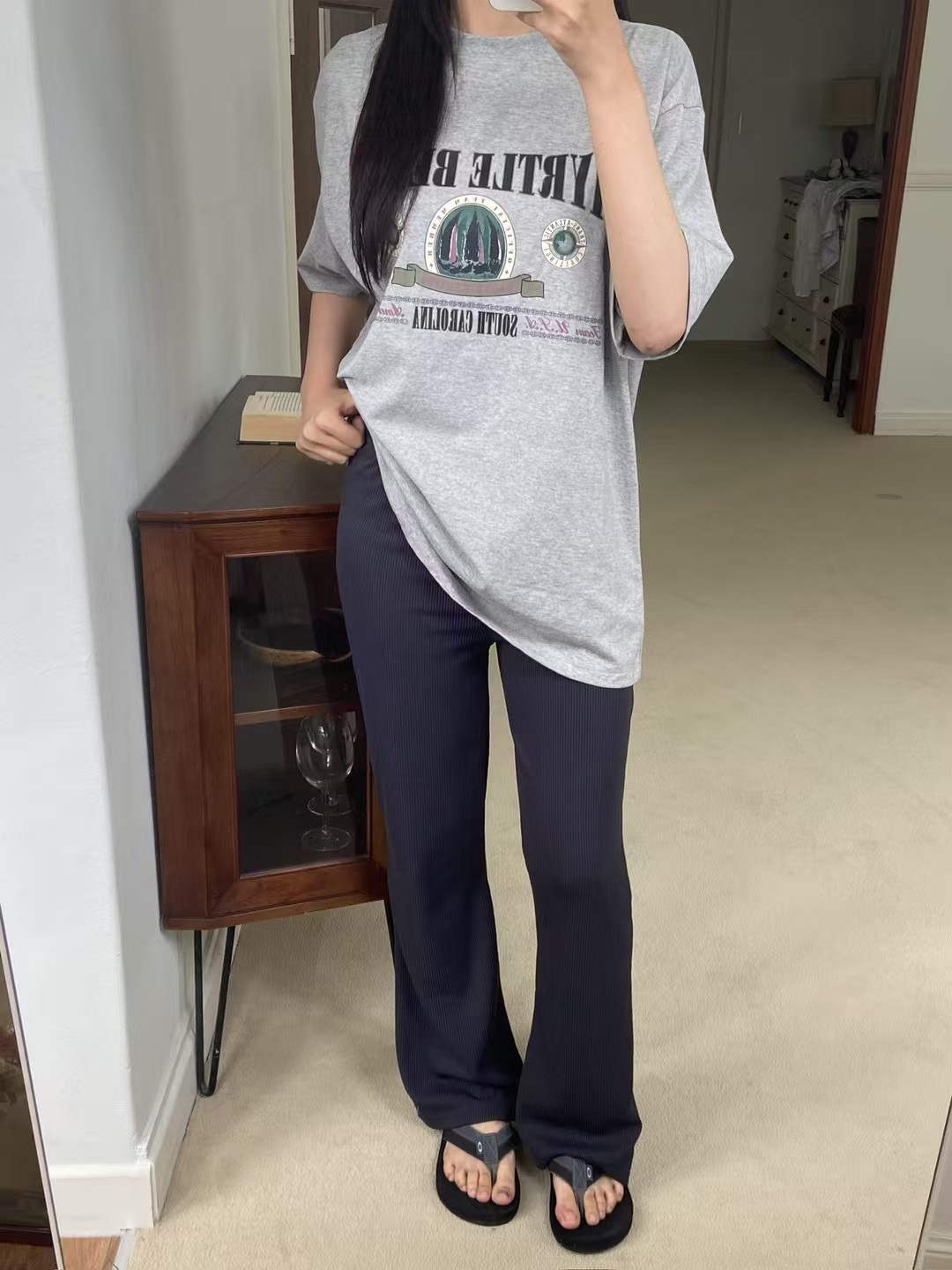 ALL OF US東大門㊣直郵女裝新品真品熱賣25春夏休閑休閑褲ALL OF US休閑褲