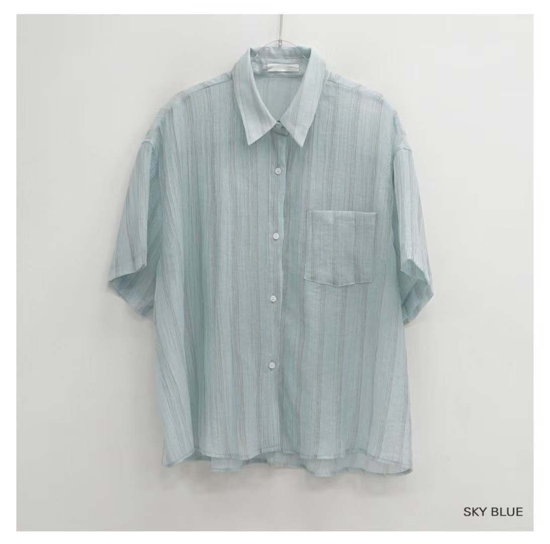 ALL OF US東大門㊣直郵女裝新款職業真品25春夏襯衫蕾絲衫ALL OF US襯衫/蕾絲衫圖色3