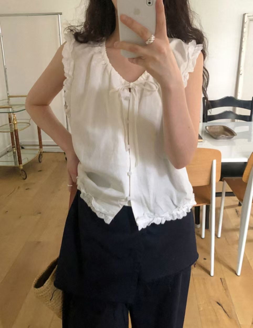 SECOND OTHER東大門㊣代購女裝新品真品休閑人氣襯衫蕾絲衫SECOND OTHER襯衫/蕾絲衫