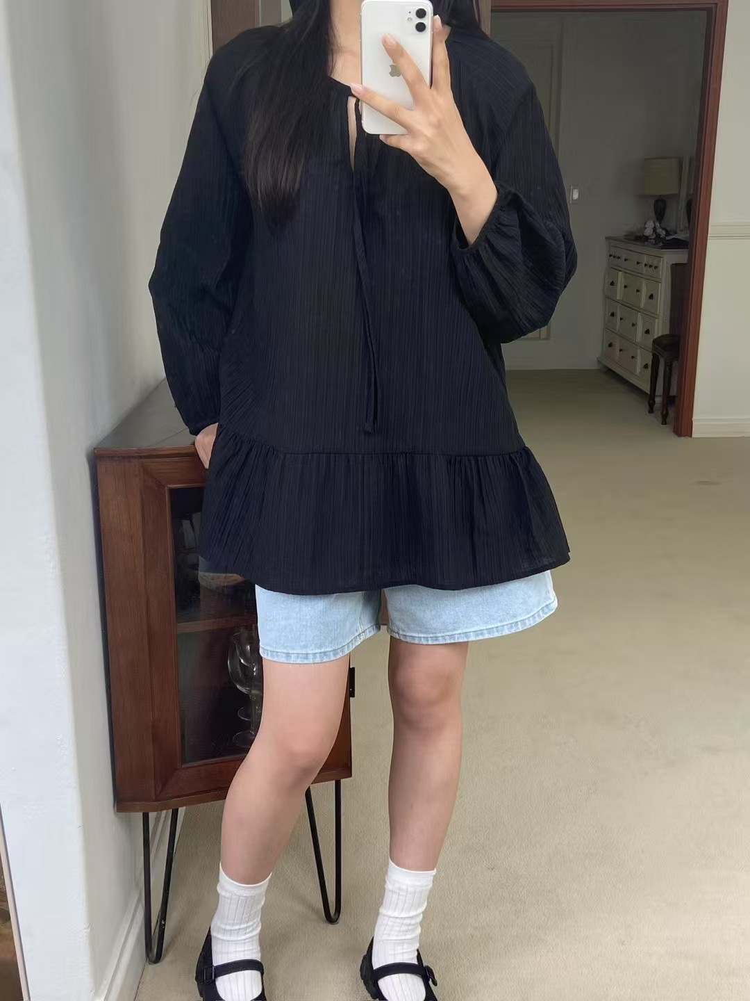 ALL OF US東大門㊣代購女裝新款熱賣人氣25春夏襯衫蕾絲衫ALL OF US襯衫/蕾絲衫圖色2