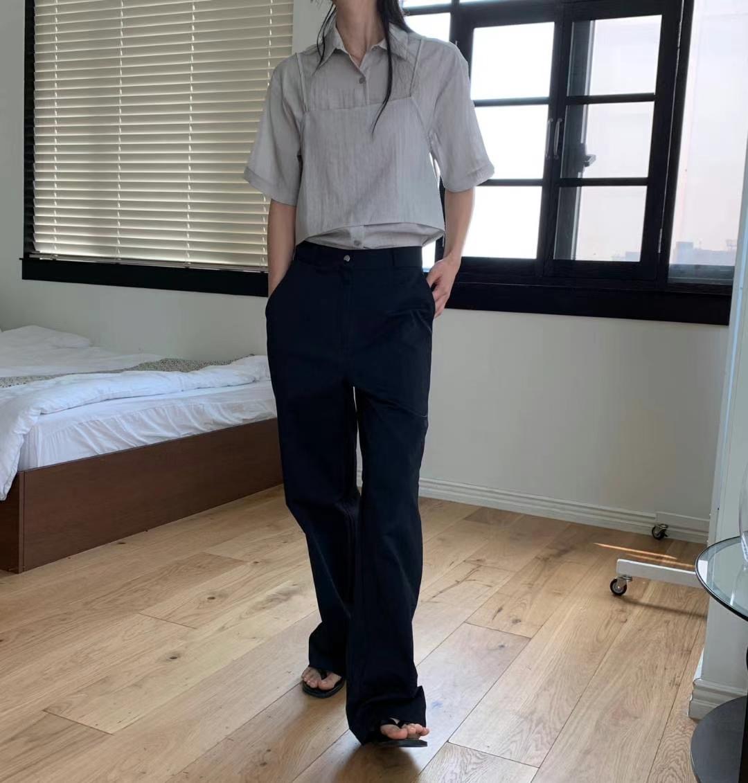 COVER-커버-T東大門㊣代購女士新款時尚職業休閑褲不含腰帶COVER休閑褲圖色3