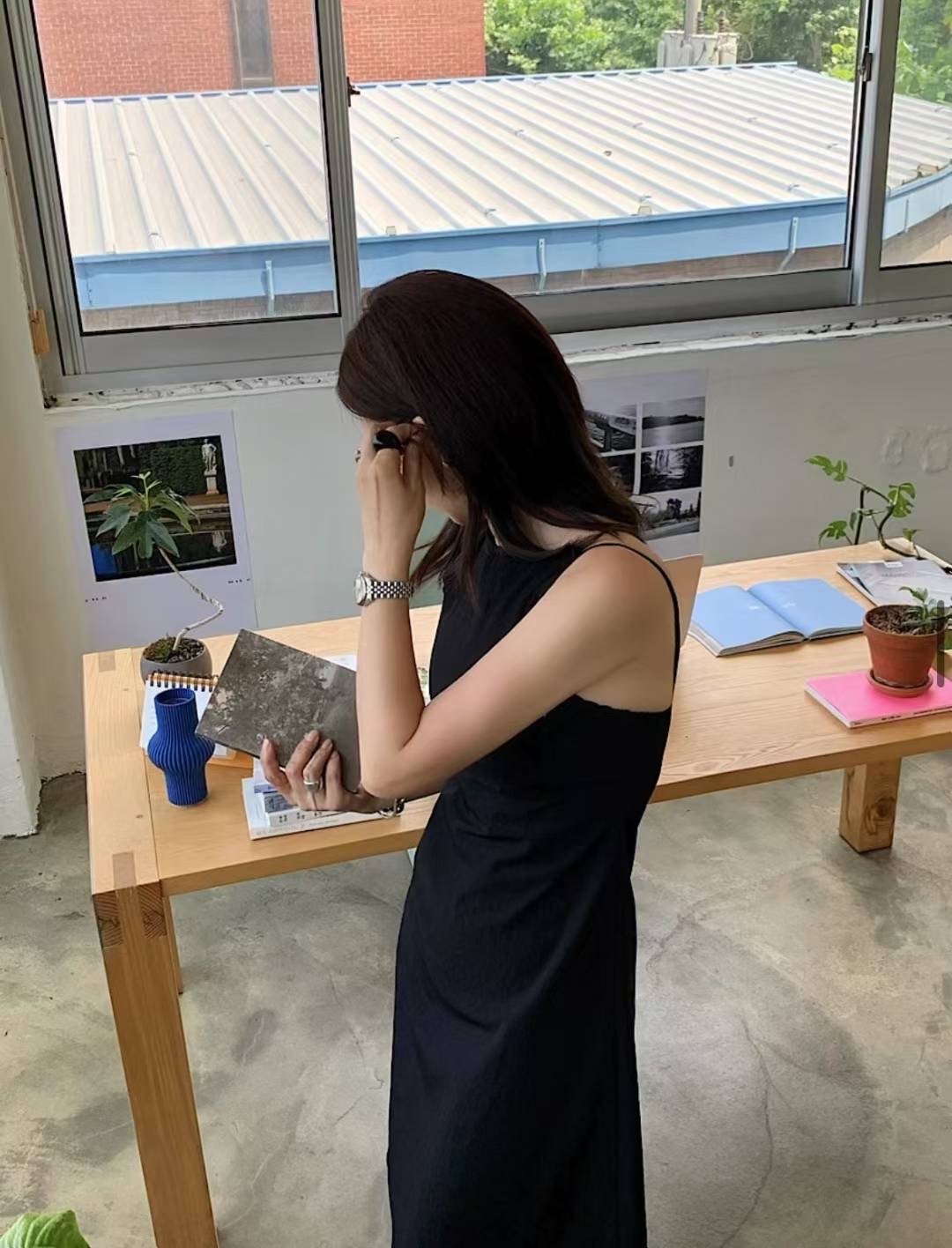 RARASHOW東大門㊣直郵女士新款職業25春夏休閑真品時尚連衣裙RARASHOW連衣裙