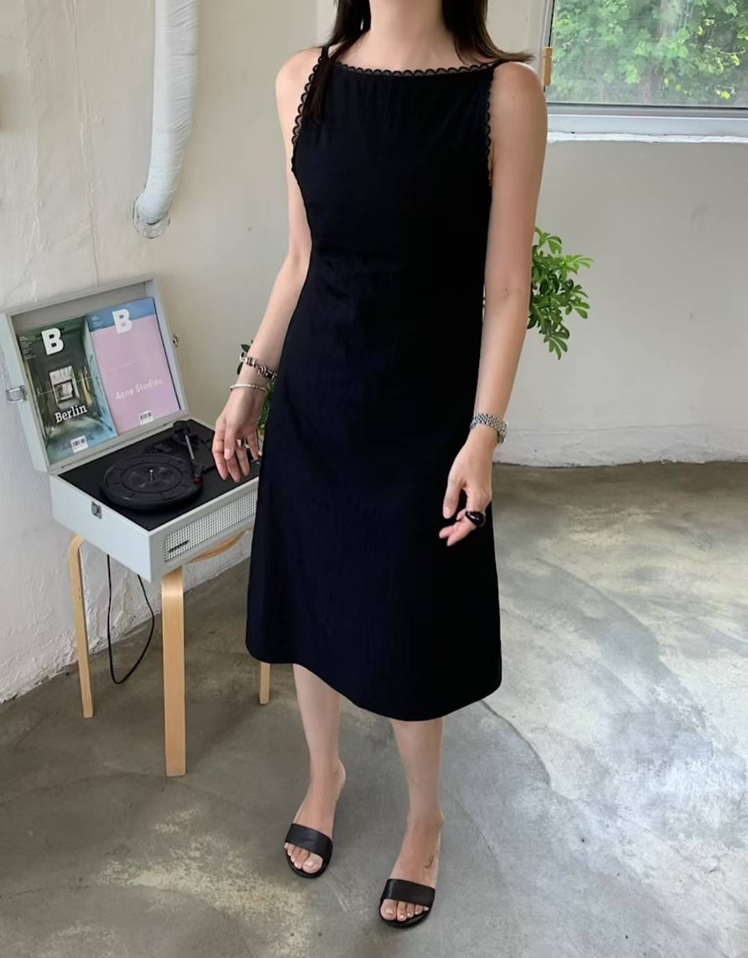 RARASHOW東大門㊣直郵女士新款職業25春夏休閑真品時尚連衣裙RARASHOW連衣裙
