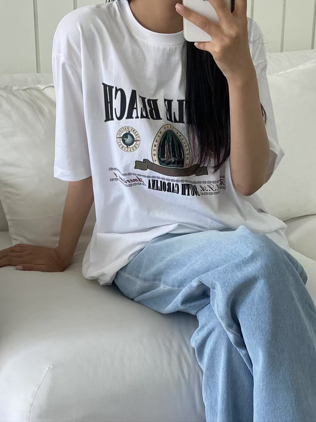 ALL OF US韓國代購㊣女士新款休閑推薦真品人氣25春夏T恤ALL OF UST恤