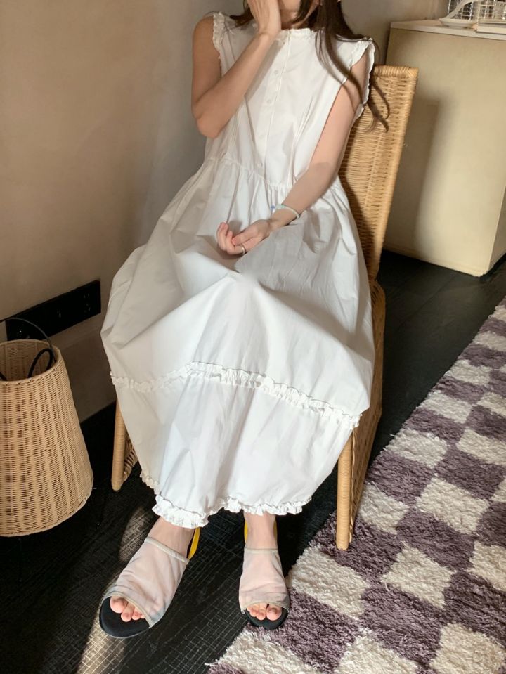 STAY HERE東大門㊣代購女裝新款真品人氣職業25春夏連衣裙STAY HERE連衣裙