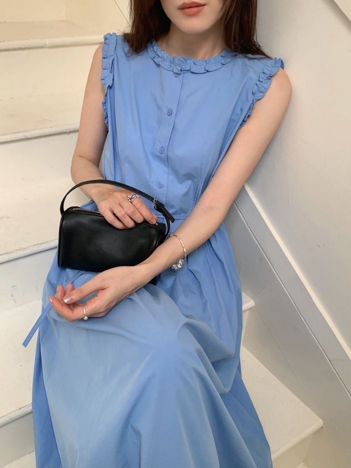 STAY HERE東大門㊣代購女裝新款真品人氣職業25春夏連衣裙STAY HERE連衣裙