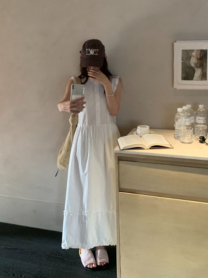 STAY HERE東大門㊣代購女裝新款真品人氣職業25春夏連衣裙STAY HERE連衣裙