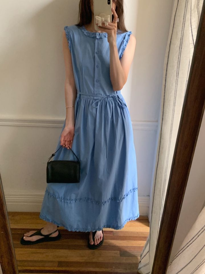 STAY HERE東大門㊣代購女裝新款真品人氣職業25春夏連衣裙STAY HERE連衣裙