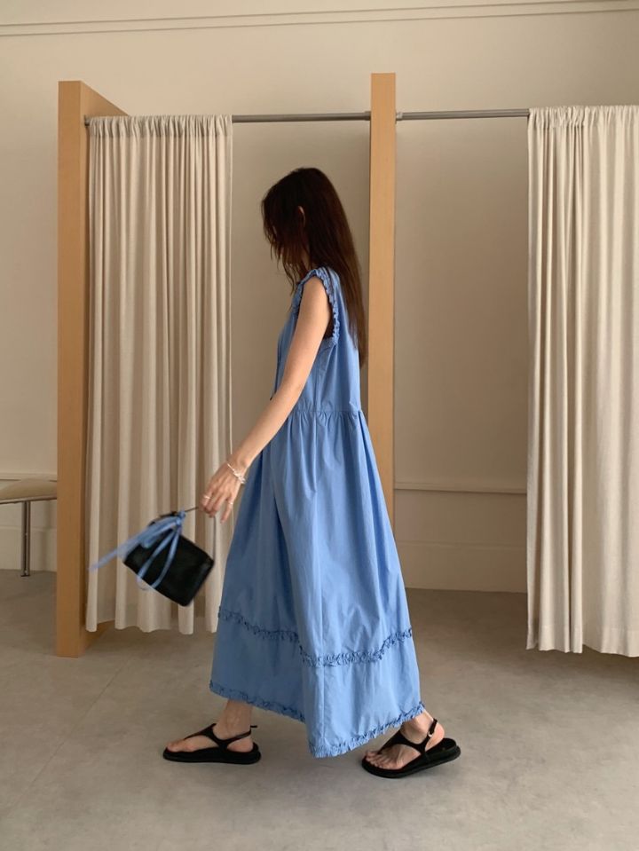 STAY HERE東大門㊣代購女裝新款真品人氣職業25春夏連衣裙STAY HERE連衣裙
