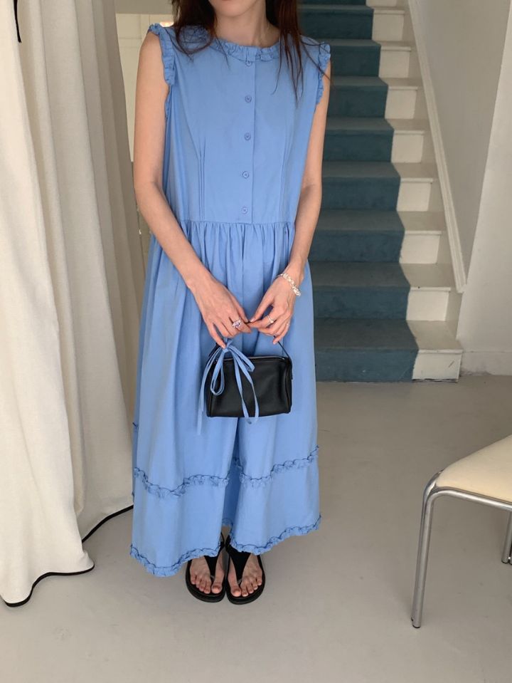 STAY HERE東大門㊣代購女裝新款真品人氣職業25春夏連衣裙STAY HERE連衣裙