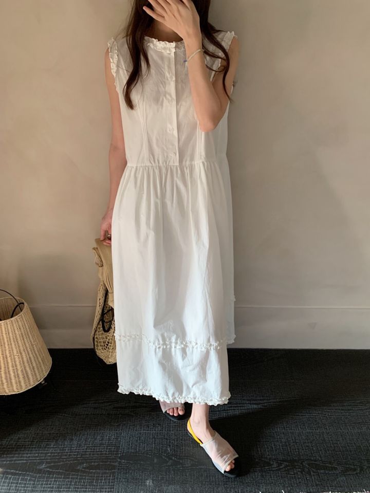 STAY HERE東大門㊣代購女裝新款真品人氣職業25春夏連衣裙STAY HERE連衣裙圖色2