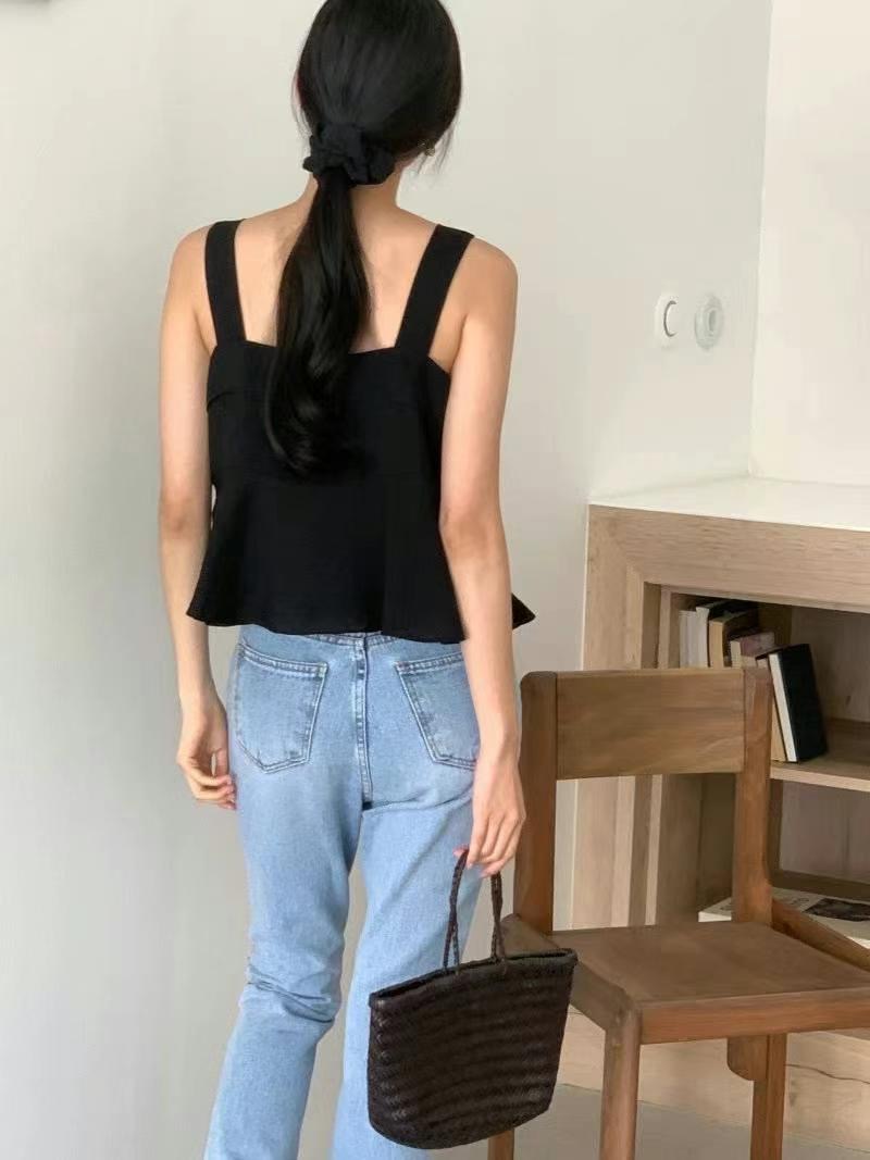 ON-NI-언니-T東大門㊣直郵女士新品職業推薦25春夏吊帶背心ON-NI吊帶/背心