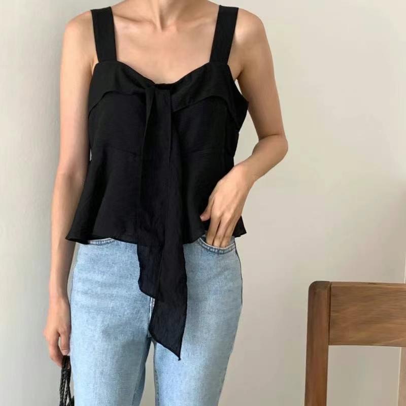 ON-NI-언니-T東大門㊣直郵女士新品職業推薦25春夏吊帶背心ON-NI吊帶/背心圖色2