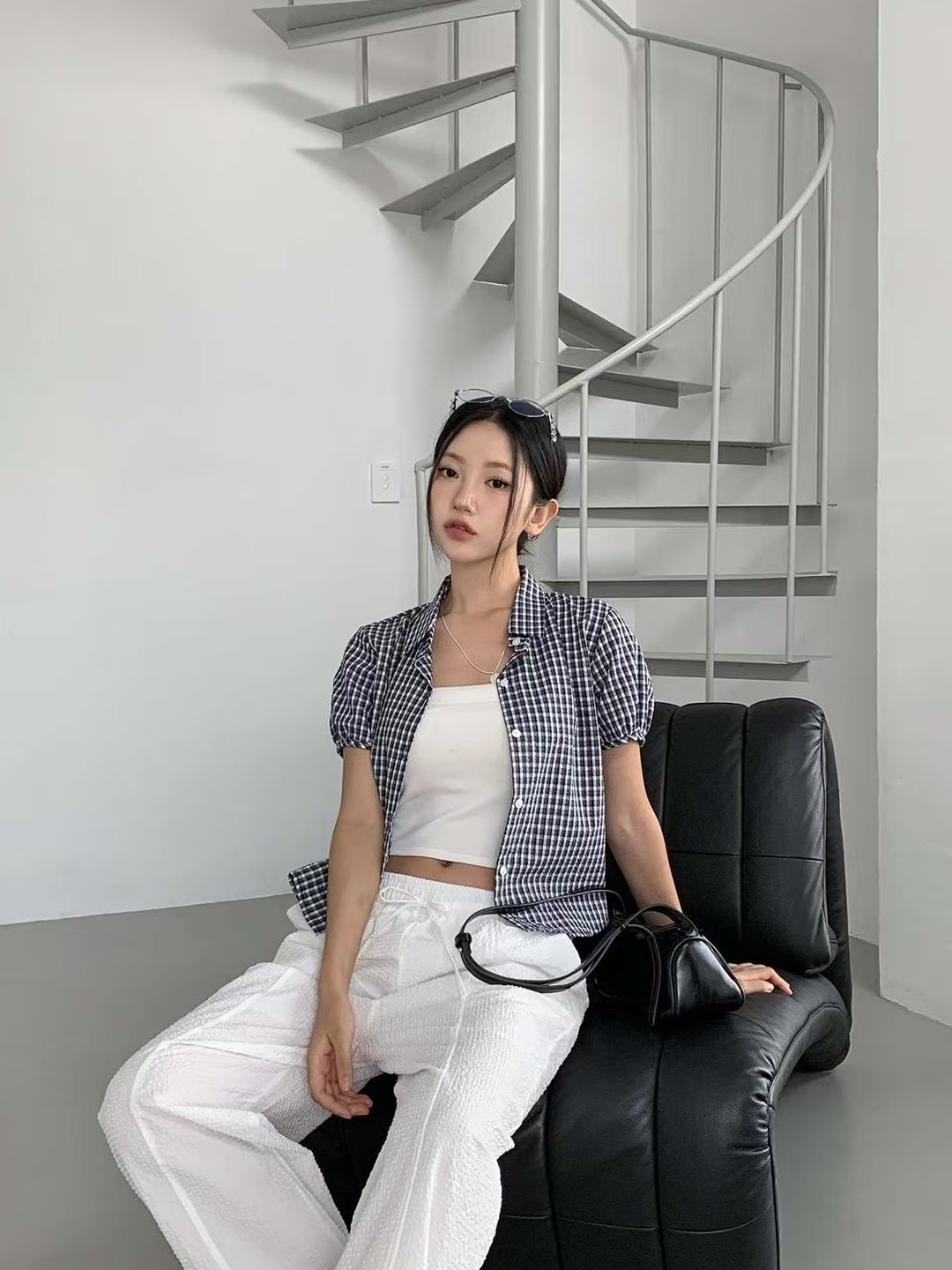 CHEEMI東大門㊣直郵女士新品休閑推薦人氣25春夏襯衫蕾絲衫CHEEMI襯衫/蕾絲衫