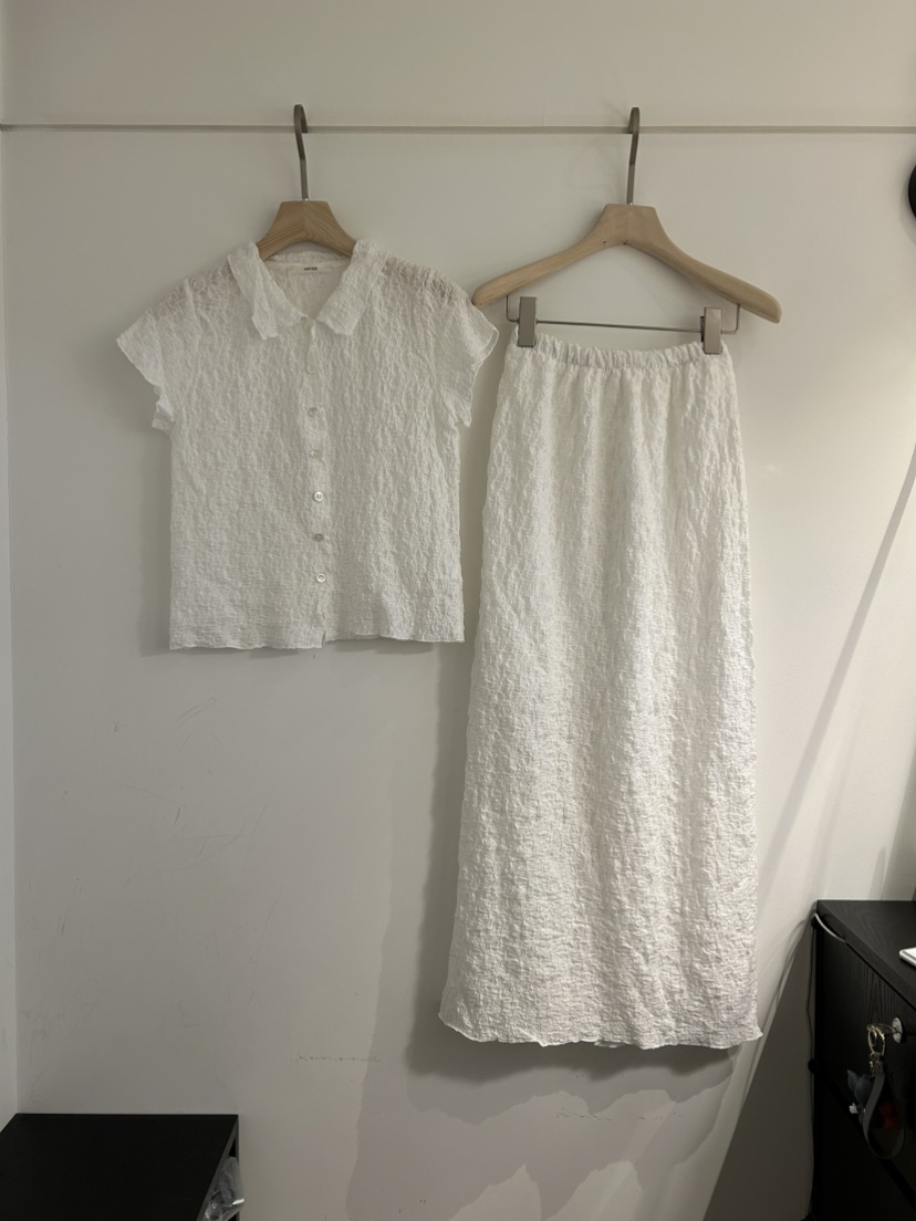 NOTICE韓國代購㊣女裝新品職業25春夏時尚人氣襯衫蕾絲衫短款NOTICE襯衫/蕾絲衫