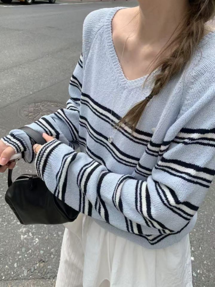 STAY HERE韓國代購㊣女裝新款時尚真品熱賣推薦職業針織衫STAY HERE針織衫