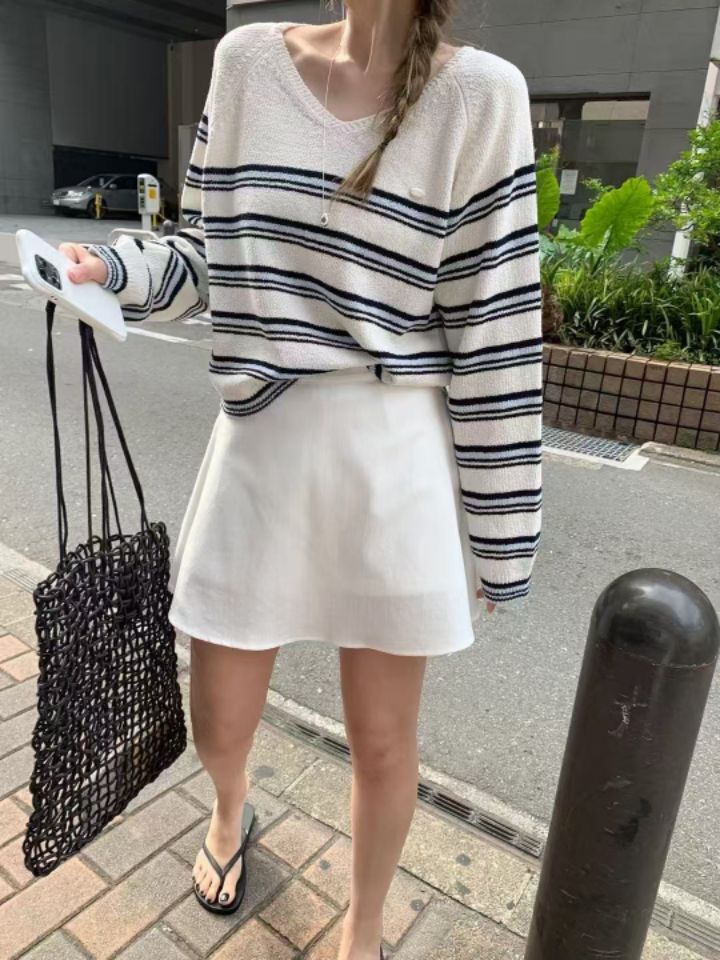 STAY HERE韓國代購㊣女裝新款時尚真品熱賣推薦職業針織衫STAY HERE針織衫