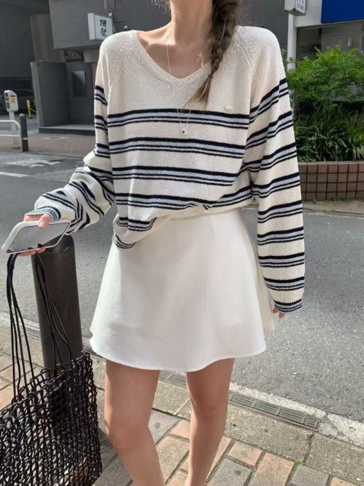 STAY HERE韓國代購㊣女裝新款時尚真品熱賣推薦職業針織衫STAY HERE針織衫