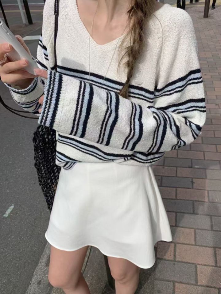 STAY HERE韓國代購㊣女裝新款時尚真品熱賣推薦職業針織衫STAY HERE針織衫