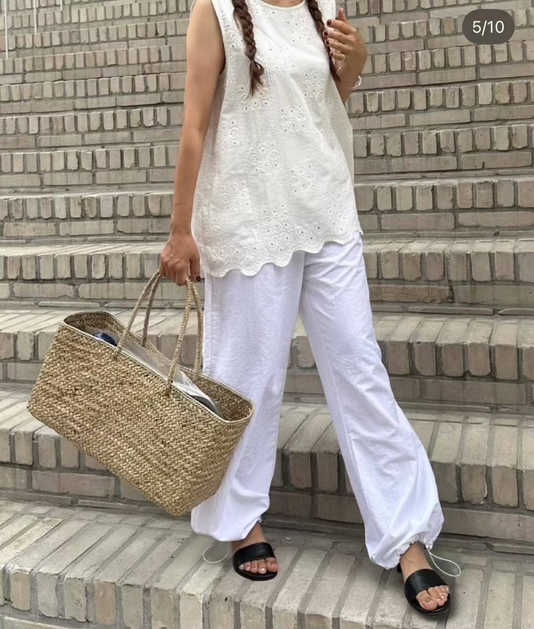 RARASHOW東大門㊣代購女裝新品時尚熱賣人氣25春夏吊帶背心RARASHOW吊帶/背心