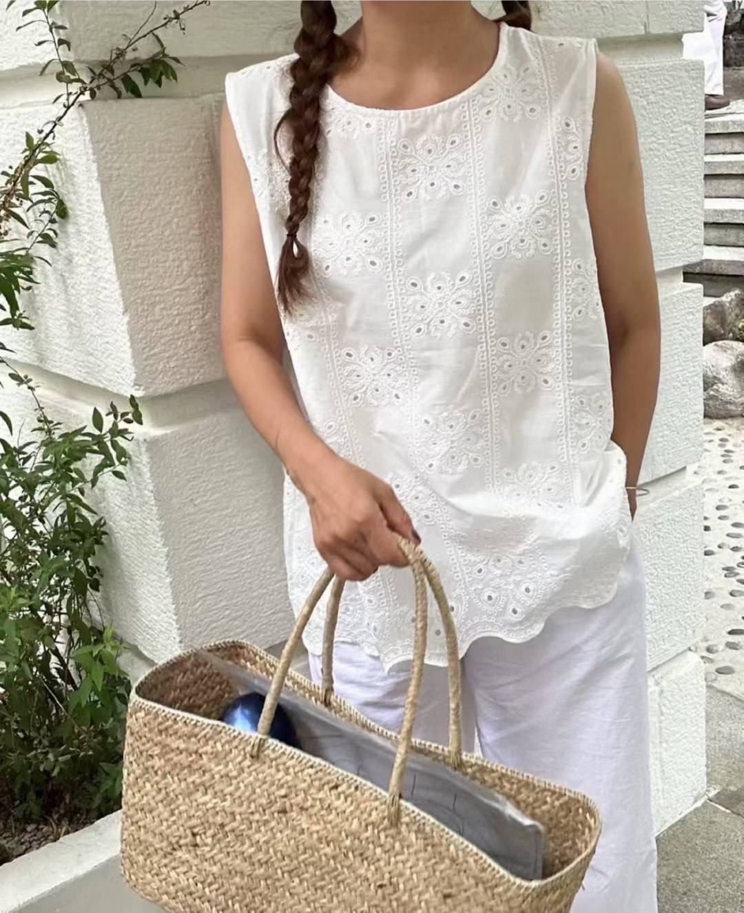 RARASHOW東大門㊣代購女裝新品時尚熱賣人氣25春夏吊帶背心RARASHOW吊帶/背心