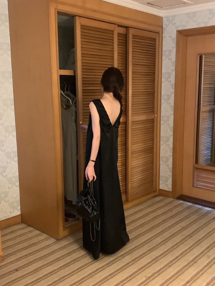 STAY HERE韓國代購㊣女士新品時尚職業熱賣25春夏人氣連衣裙STAY HERE連衣裙