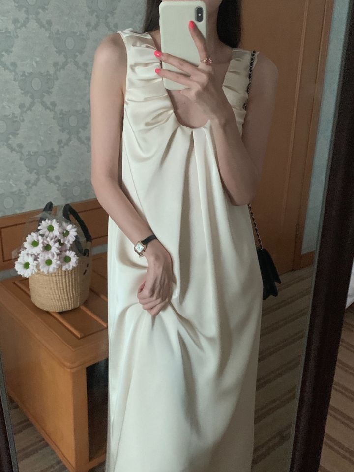 STAY HERE韓國代購㊣女士新品時尚職業熱賣25春夏人氣連衣裙STAY HERE連衣裙