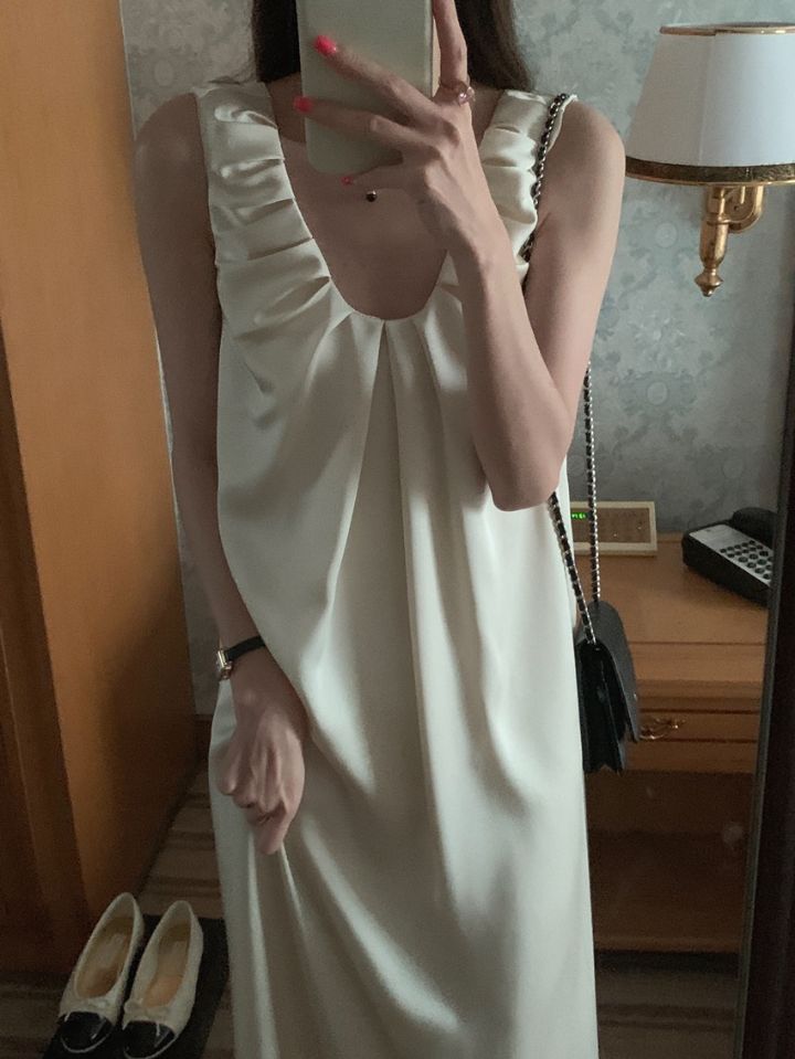 STAY HERE韓國代購㊣女士新品時尚職業熱賣25春夏人氣連衣裙STAY HERE連衣裙