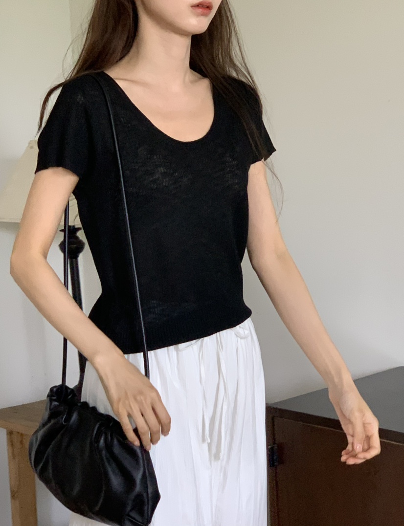NOTICE東大門㊣實拍女裝新款職業休閑推薦熱賣時尚人氣針織衫NOTICE針織衫