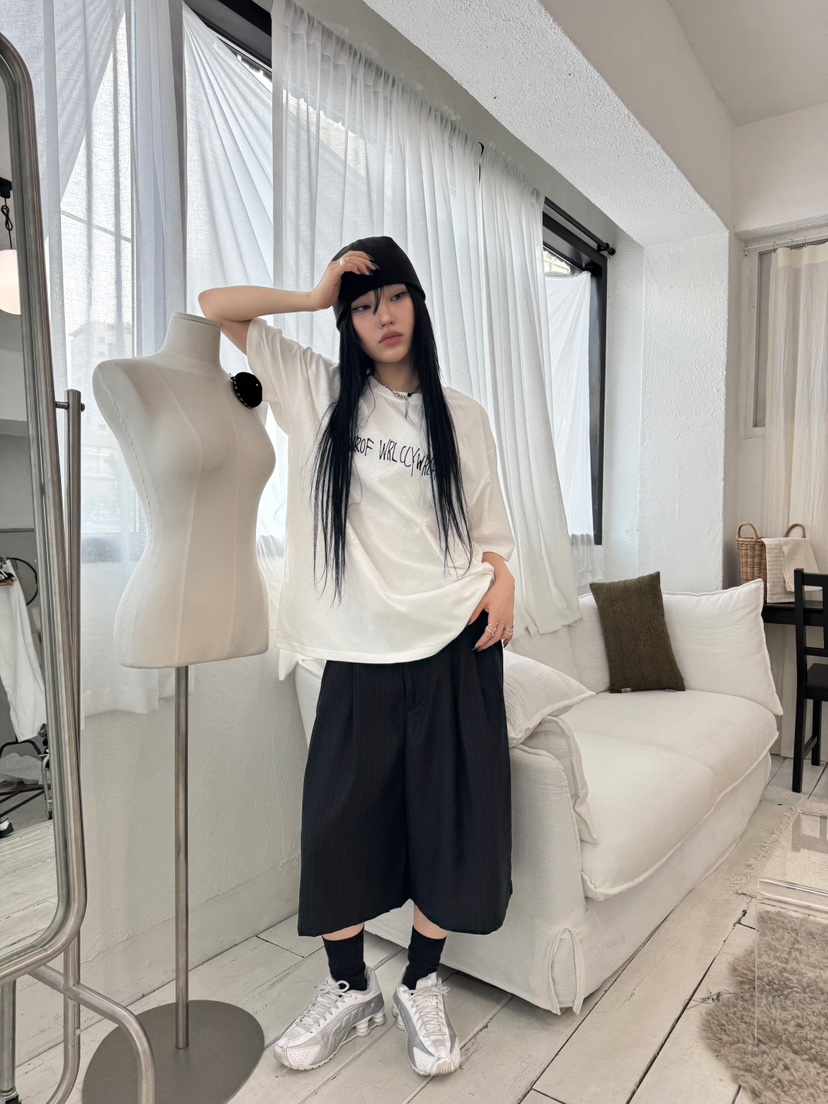 SEEOT東大門㊣實拍女裝新品時尚25春夏真品熱賣T恤男女同款GGDT恤