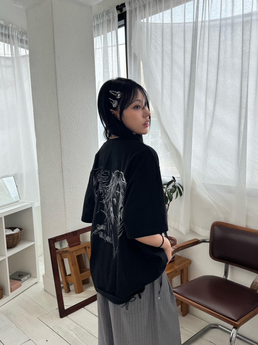 SEEOT東大門㊣實拍女裝新品時尚25春夏真品熱賣T恤男女同款GGDT恤