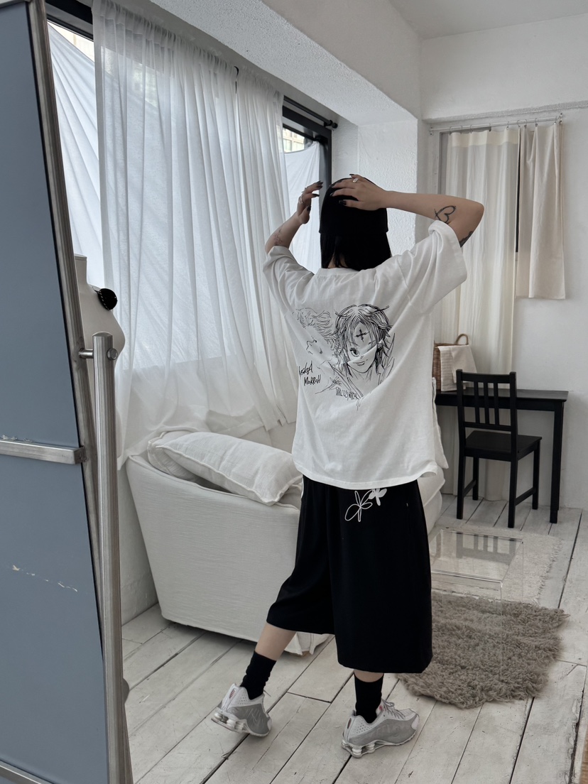 SEEOT東大門㊣實拍女裝新品時尚25春夏真品熱賣T恤男女同款GGDT恤
