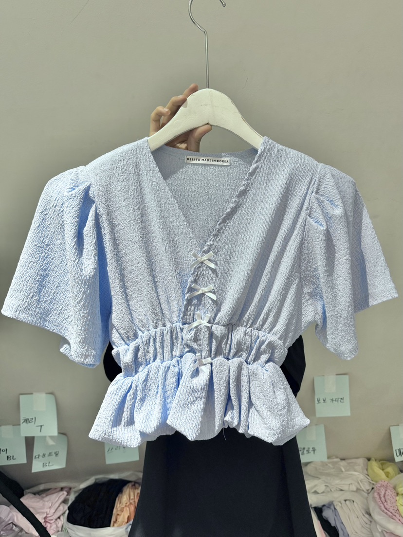BELITA-L韓國直郵㊣女裝新品25春夏熱賣職業人氣襯衫蕾絲衫BELITA-L襯衫/蕾絲衫圖色2