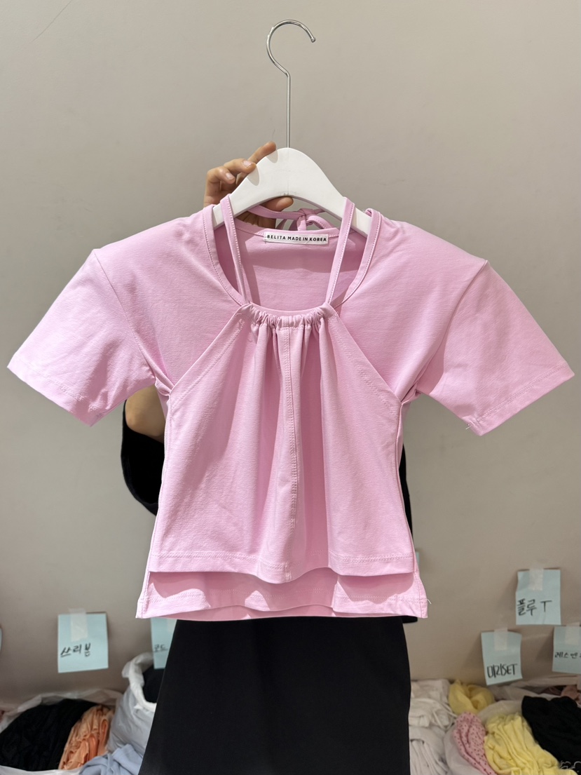 BELITA-L東大門㊣代購女裝新品休閑職業推薦時尚25春夏T恤BELITA-LT恤圖色2