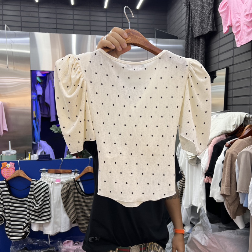 BLACK BABI東大門㊣直郵女裝新品25春夏人氣休閑職業真品T恤BLACK BABIT恤